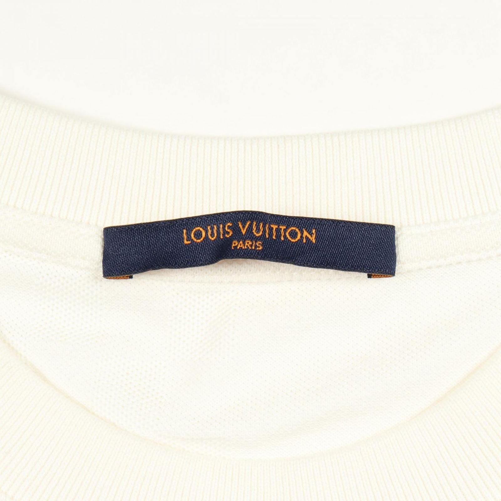 Louis Vuitton Short Sleeve T-Shirt Half Damier Pocket Pique Crew Neck Cotton — view 3