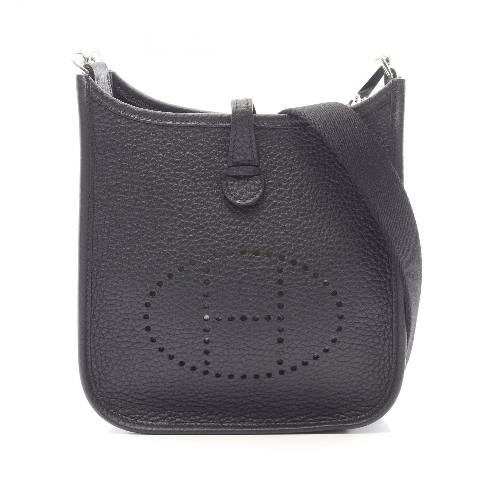 Hermes Shoulder Bag Evelyne TPM Amazon Black Leather TPM