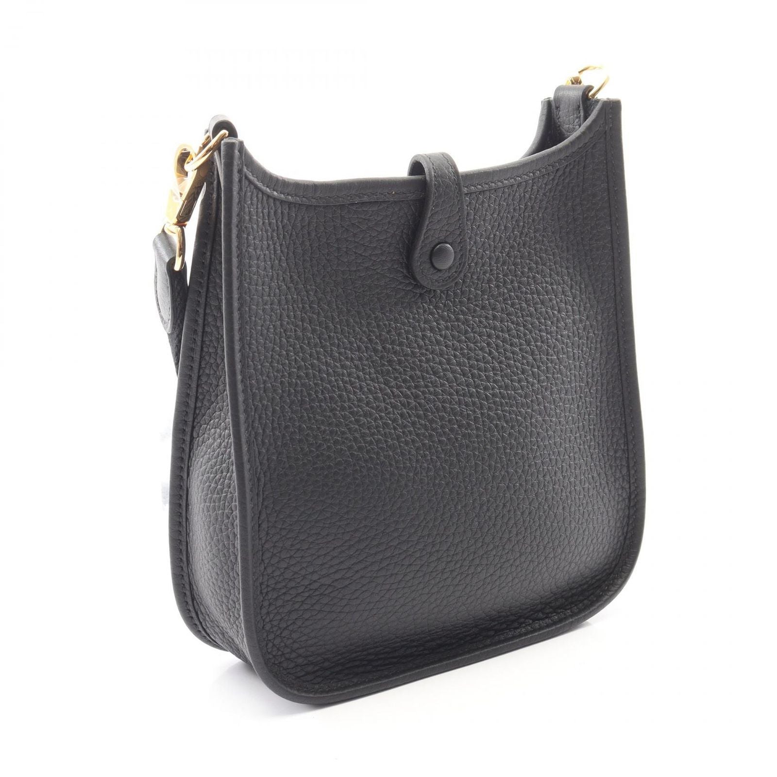Hermes Shoulder Bag Evelyne TPM Amazon Black Leather TPM — view 2