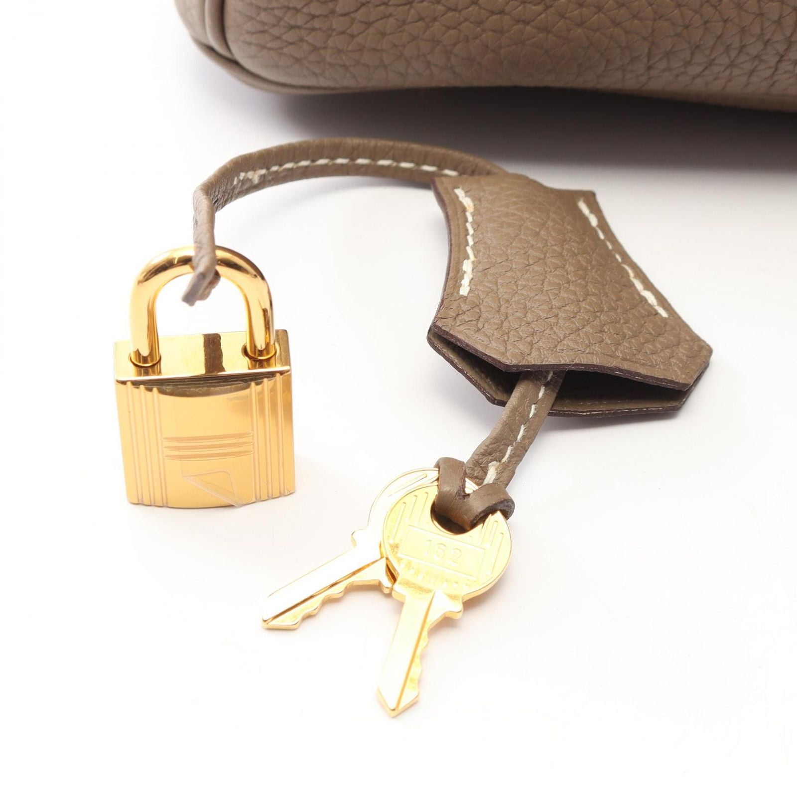 Hermes Handbag Birkin 25 Etoupe Leather — view 6