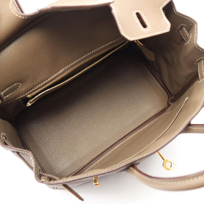 Hermes Handbag Birkin 25 Etoupe Leather — view 3