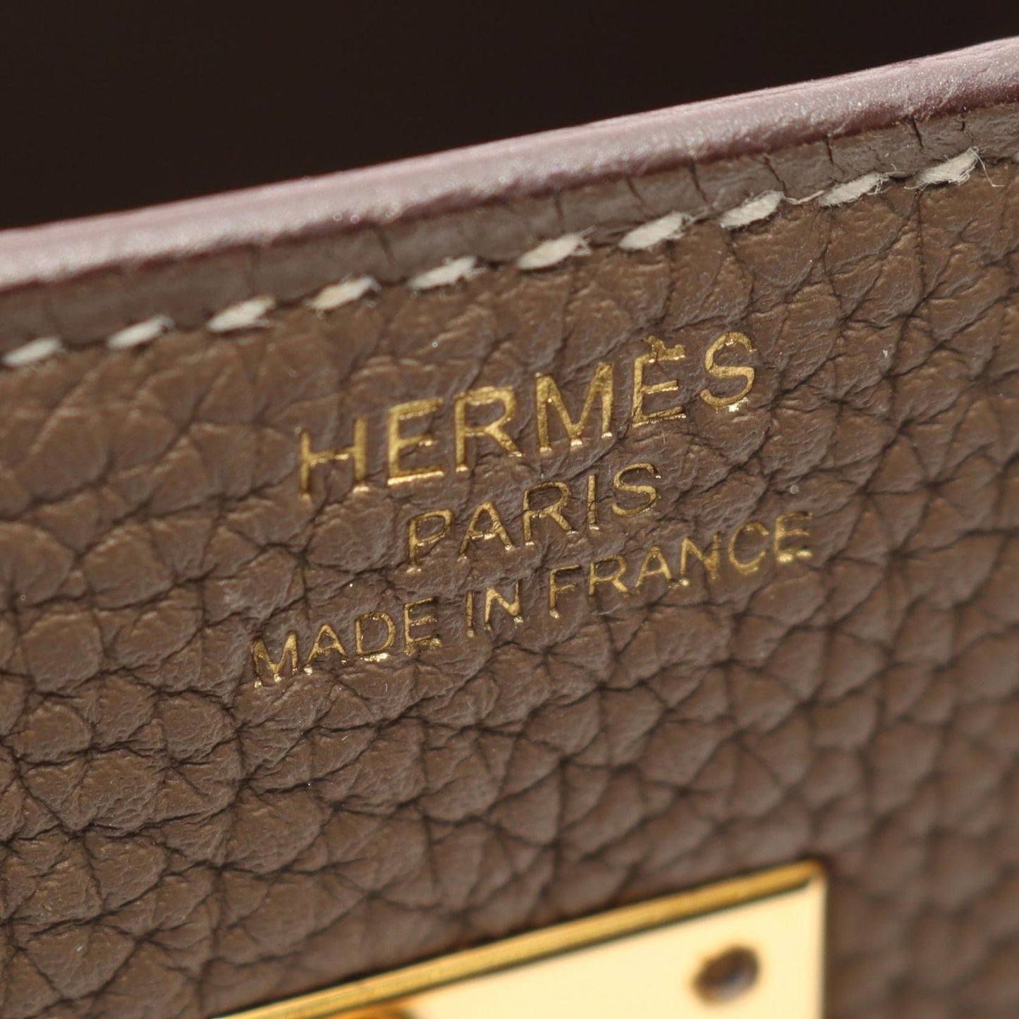 Hermes Handbag Birkin 25 Etoupe Leather — view 4