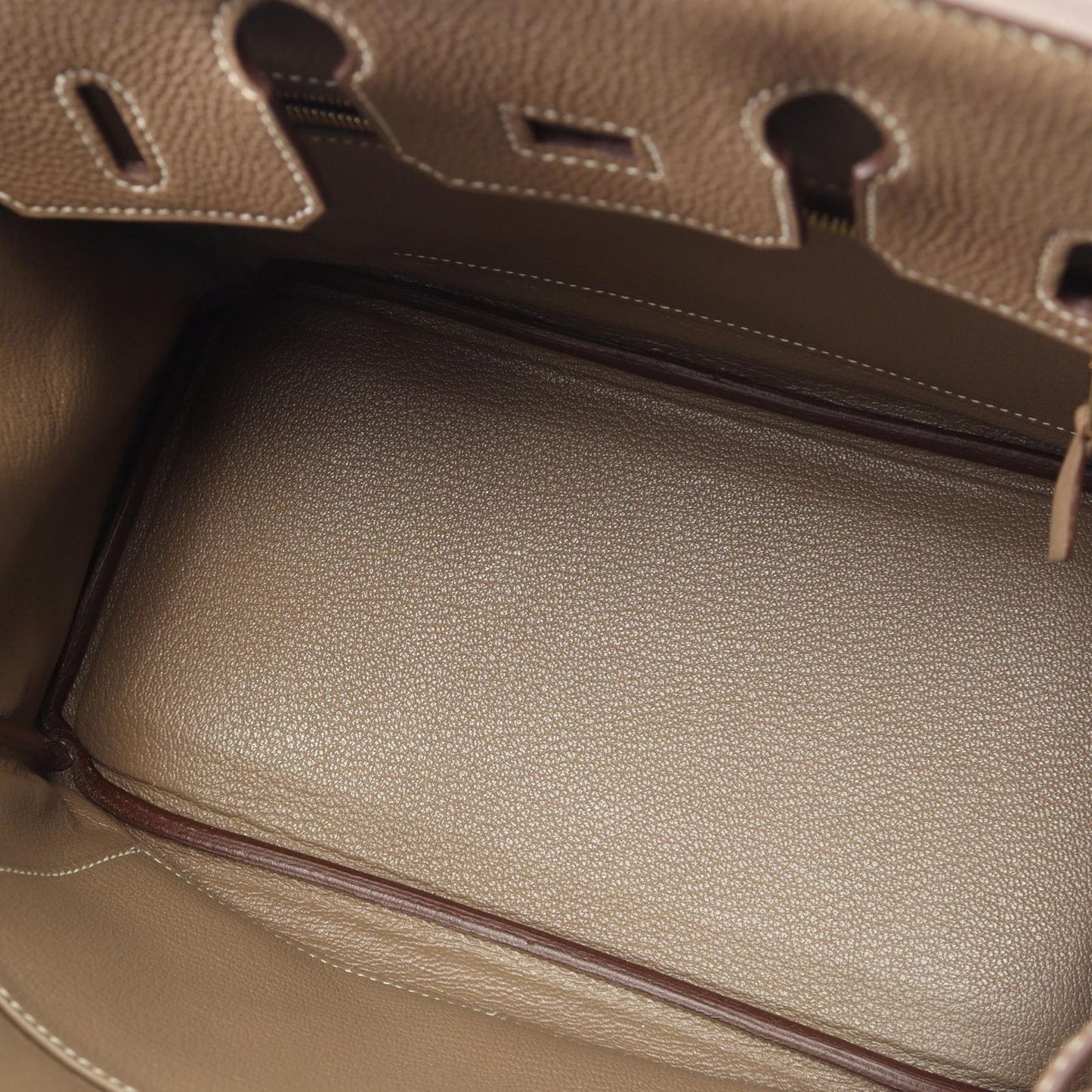 Hermes Handbag Birkin 25 Etoupe Leather — view 7