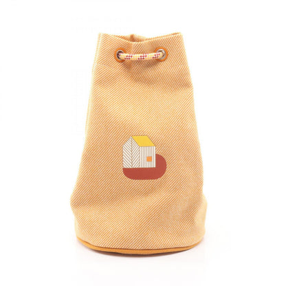 Hermes Shoulder Bag Epope Duffle Kids Orange Multicolor Wool Duffel