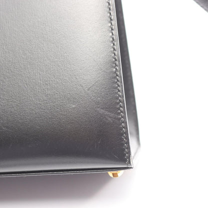 Hermes Shoulder Bag Vintage Black Calf — view 8