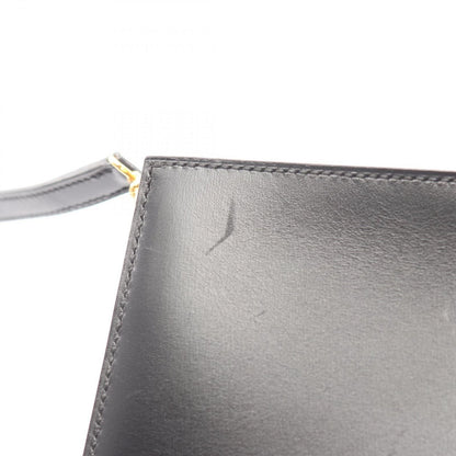 Hermes Shoulder Bag Vintage Black Calf — view 9