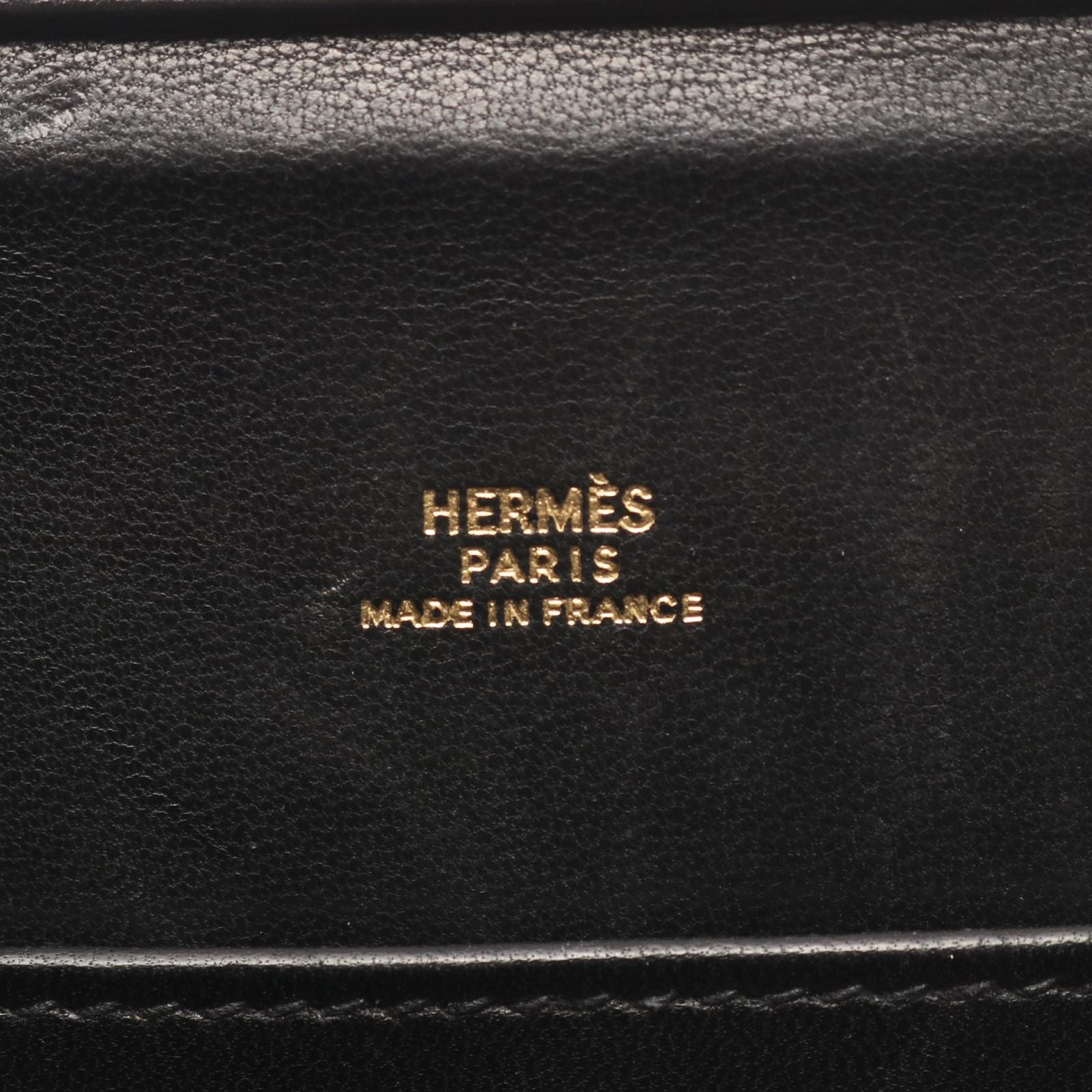 Hermes Shoulder Bag Vintage Black Calf — view 4