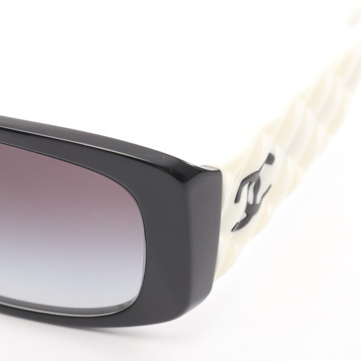 Chanel Sunglasses Quilted Gradient Lens Shield Eyewear — view 6