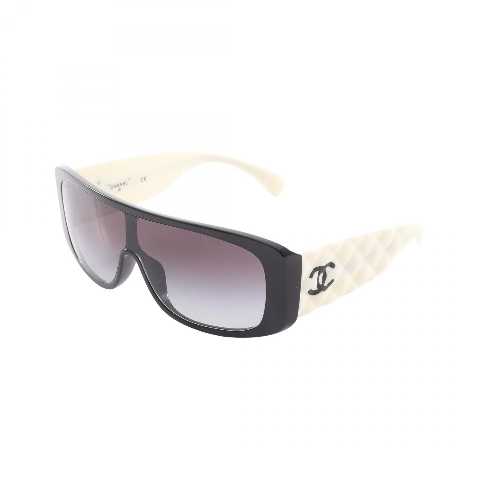 Chanel Sunglasses Quilted Gradient Lens Shield Eyewear — view 2