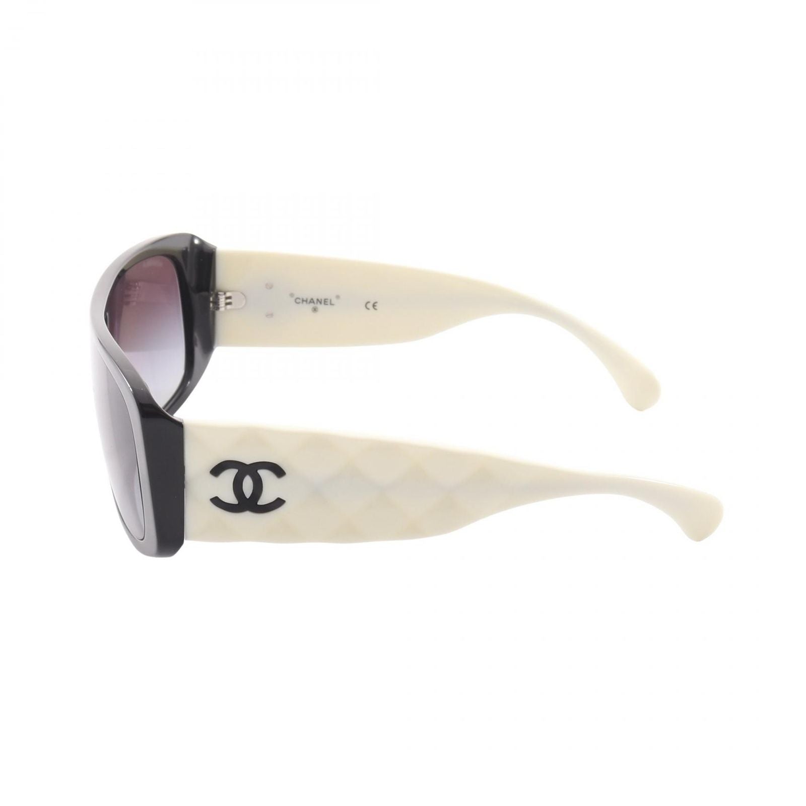 Chanel Sunglasses Quilted Gradient Lens Shield Eyewear — view 3