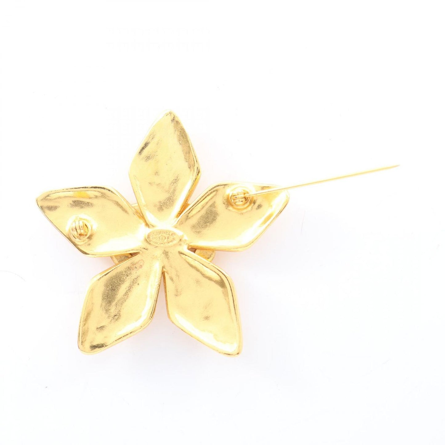 Chanel Brooch CC Logo Flower — view 2