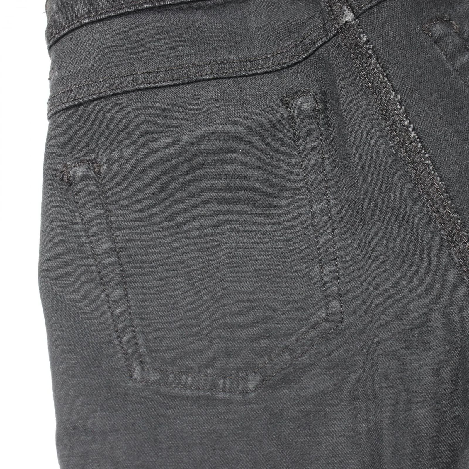 Saint Laurent Paris Denim Pants Slim Black Cotton — view 9