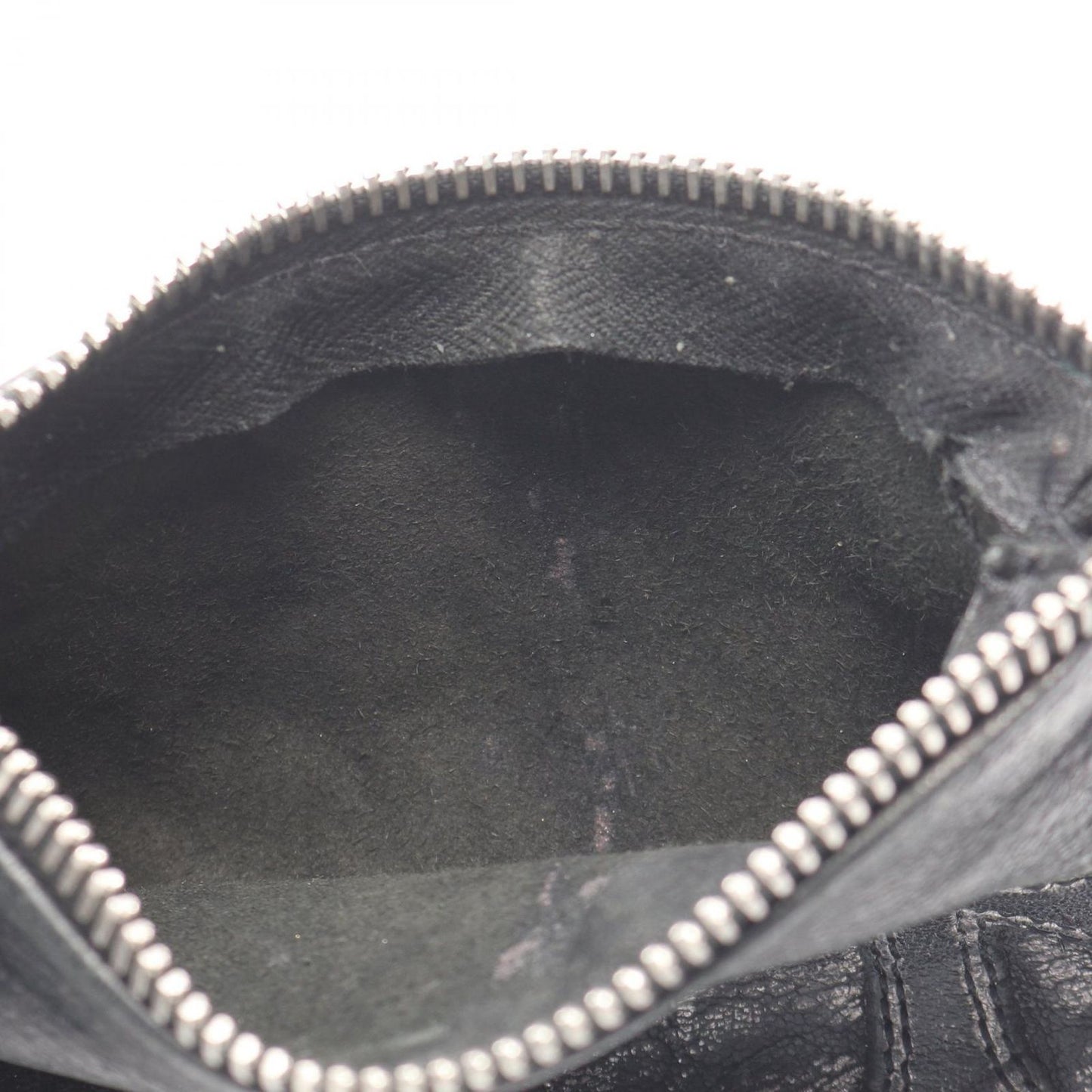 Chrome Hearts Coin Case Cross Patch Zipper Change Pass Leather Dagger Zip — view 5