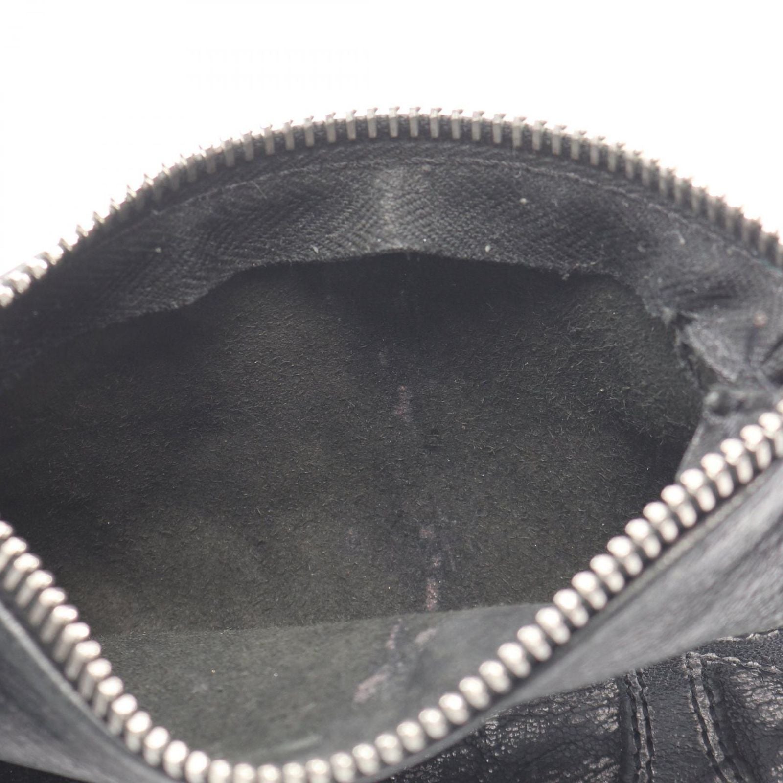 Chrome Hearts Coin Case Cross Patch Zipper Change Pass Leather Dagger Zip — view 5