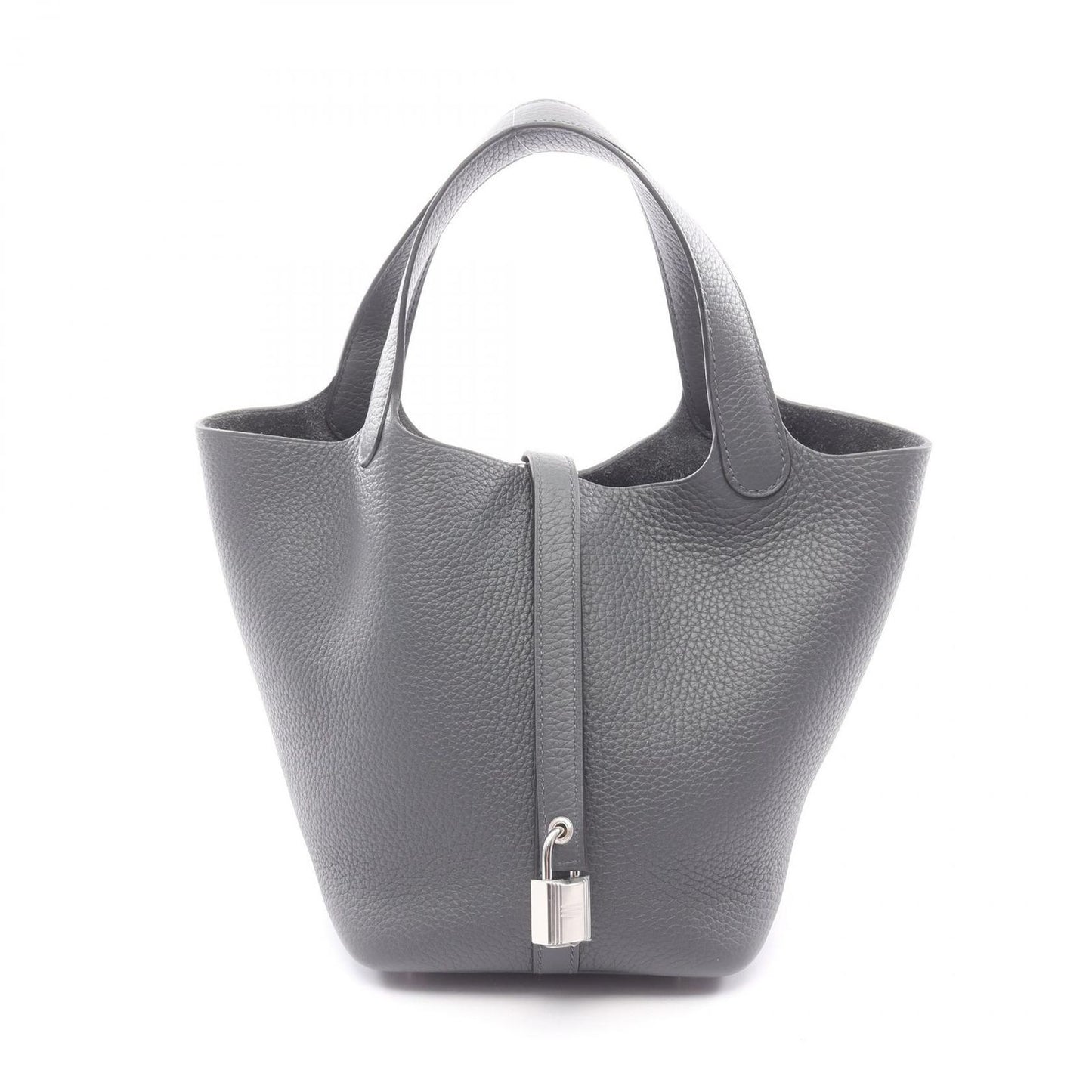 Hermes Handbag Picotin Lock PM Ardoise Leather