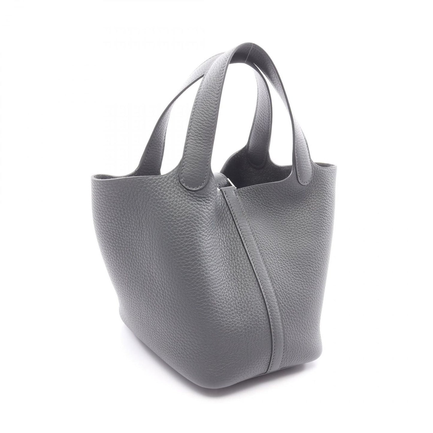 Hermes Handbag Picotin Lock PM Ardoise Leather — view 2