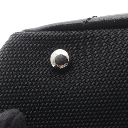 Chanel Tote Paris Biarritz PM Black Canvas Leather PM — view 9