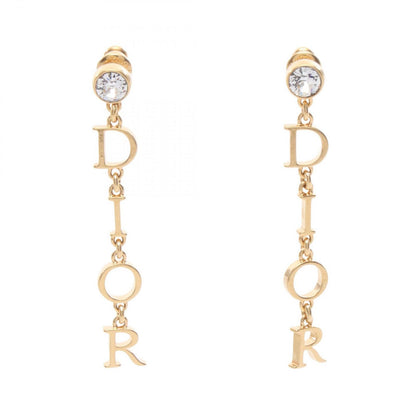 Dior Earrings Logo Gold