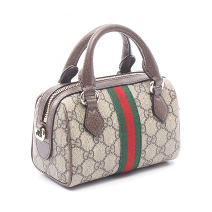 Gucci Tote Ophidia GG Supreme 2-Way Rosso Ancora Canvas Leather — view 2