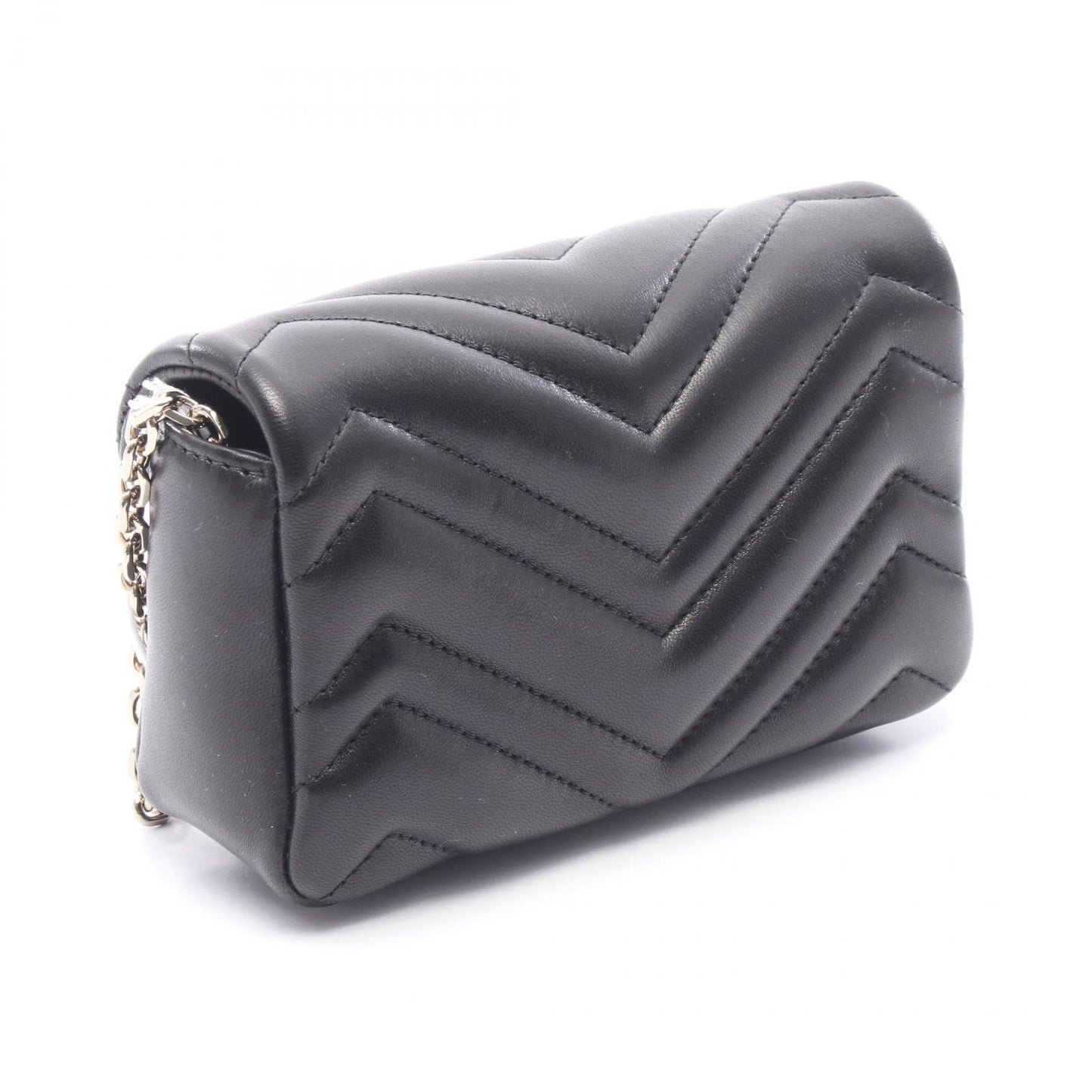 Gucci Shoulder Bag GG Marmont Mini Black Leather — view 2