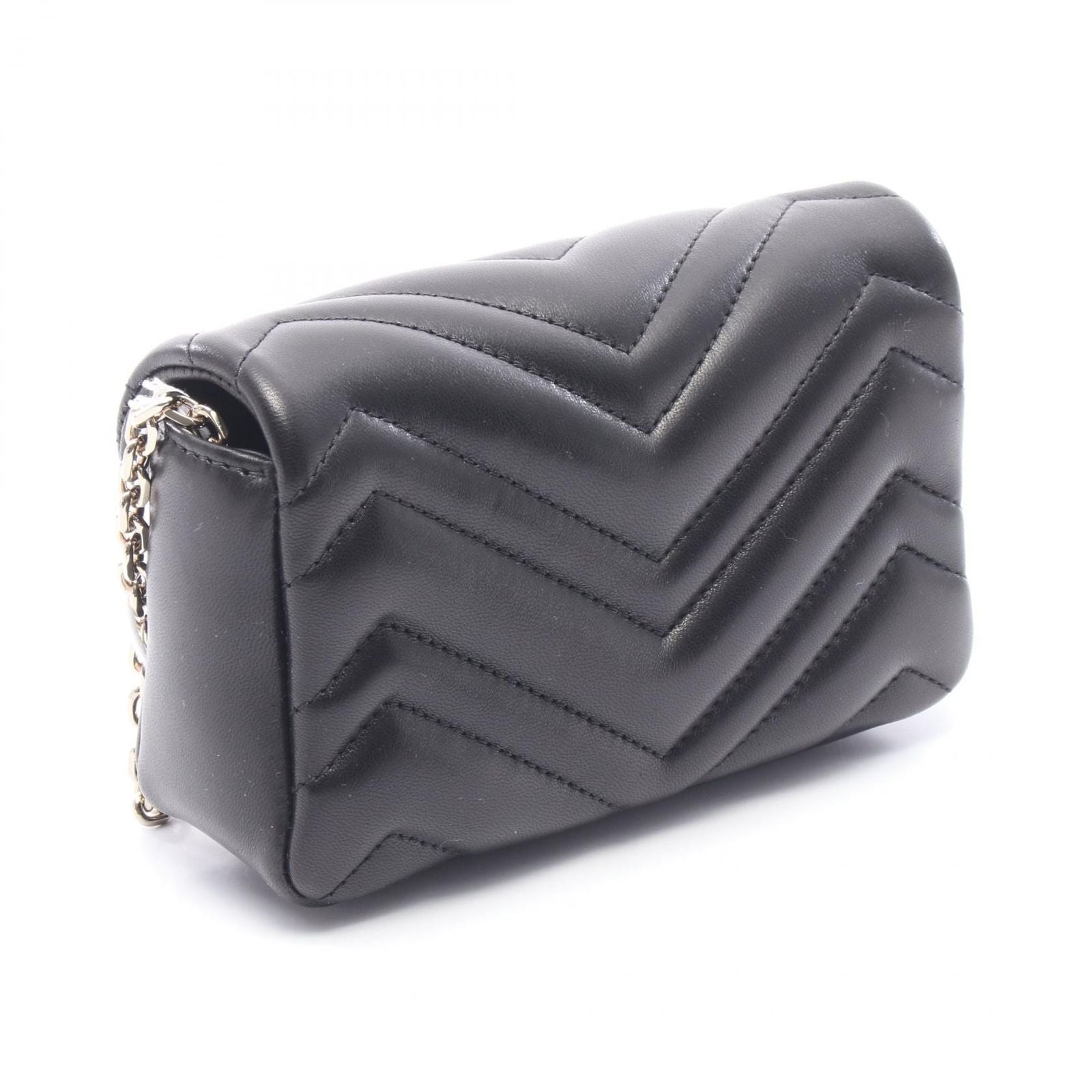 Gucci Shoulder Bag GG Marmont Mini Black Leather — view 2