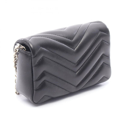 Gucci Shoulder Bag GG Marmont Mini Black Leather — view 2