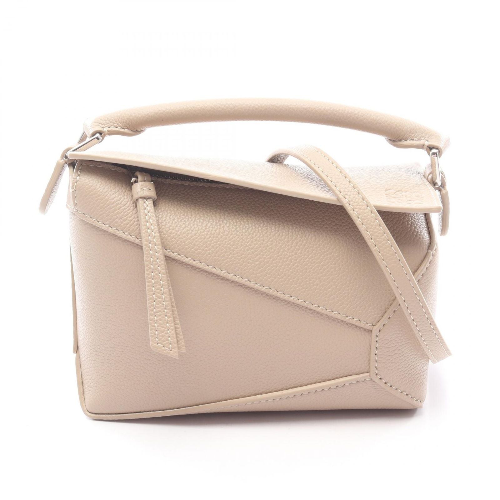 Loewe Puzzle Edge Mini 2-Way Cles Leather Shoulder Bag
