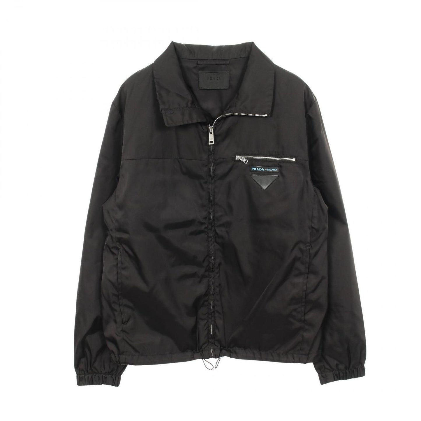 Prada Triangle Patch Zip Up Jacket