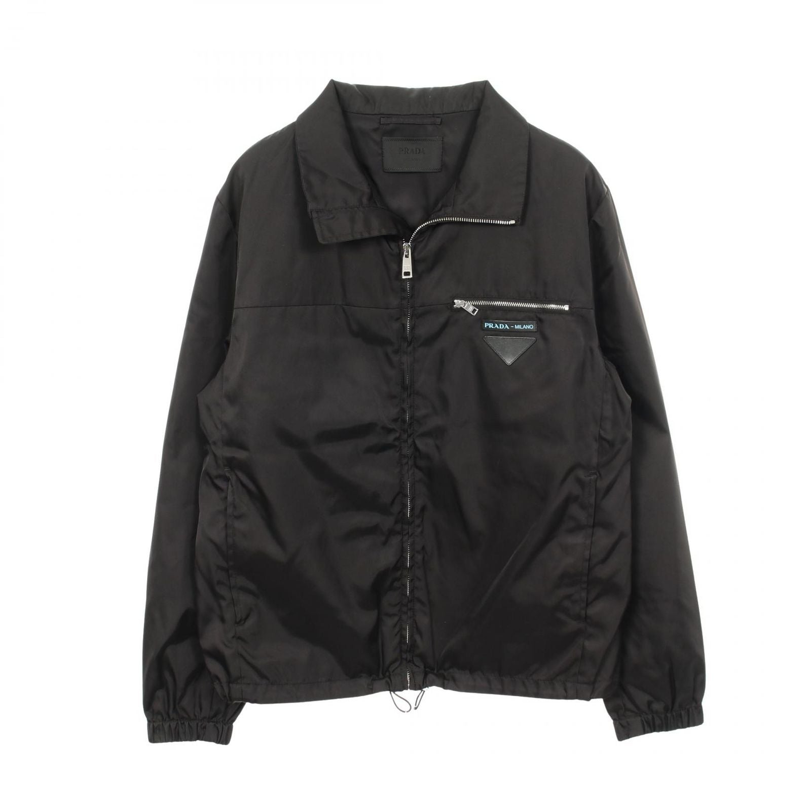 Prada Triangle Patch Zip Up Jacket