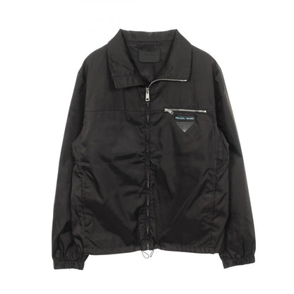 Prada Triangle Patch Zip Up Jacket