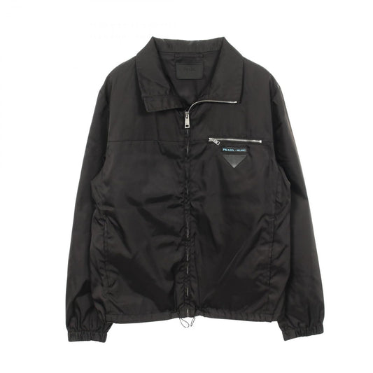 Prada Triangle Patch Zip Up Jacket