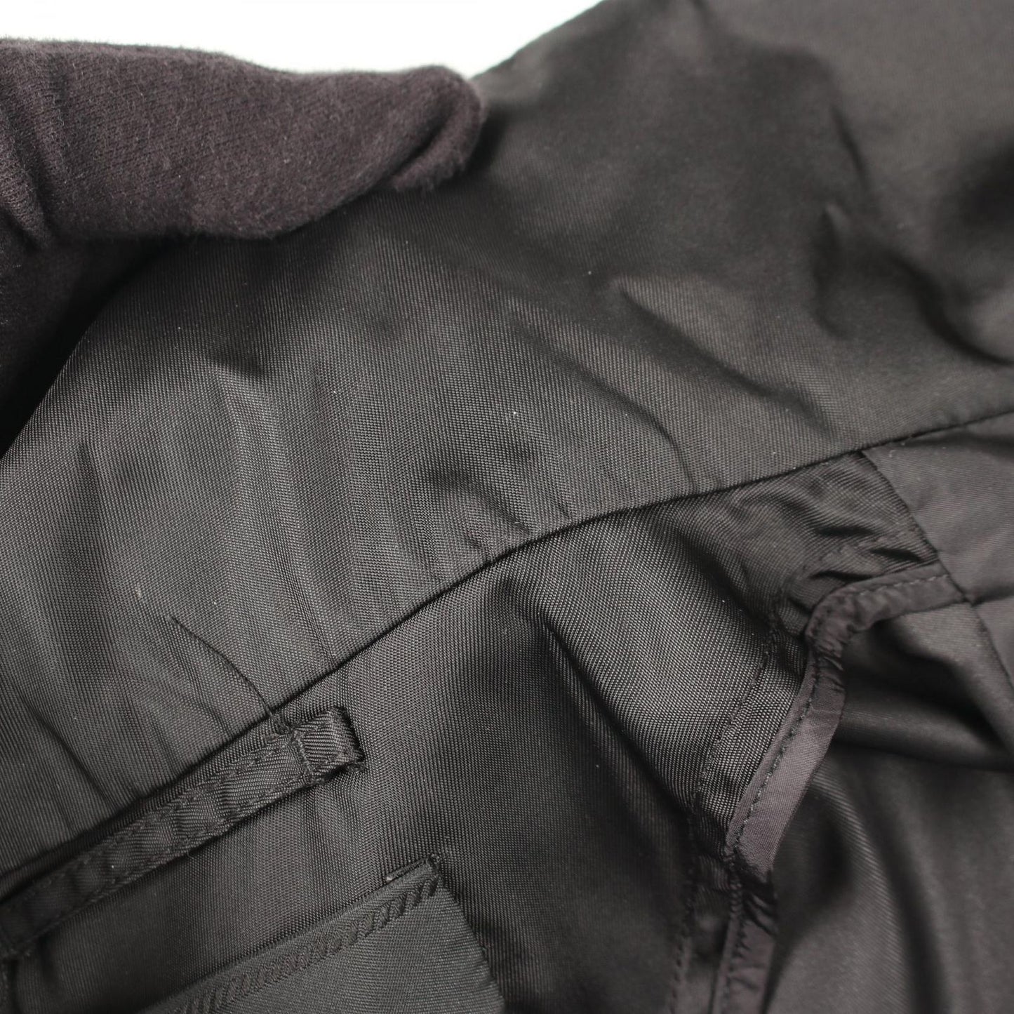 Prada Triangle Patch Zip Up Jacket — view 8