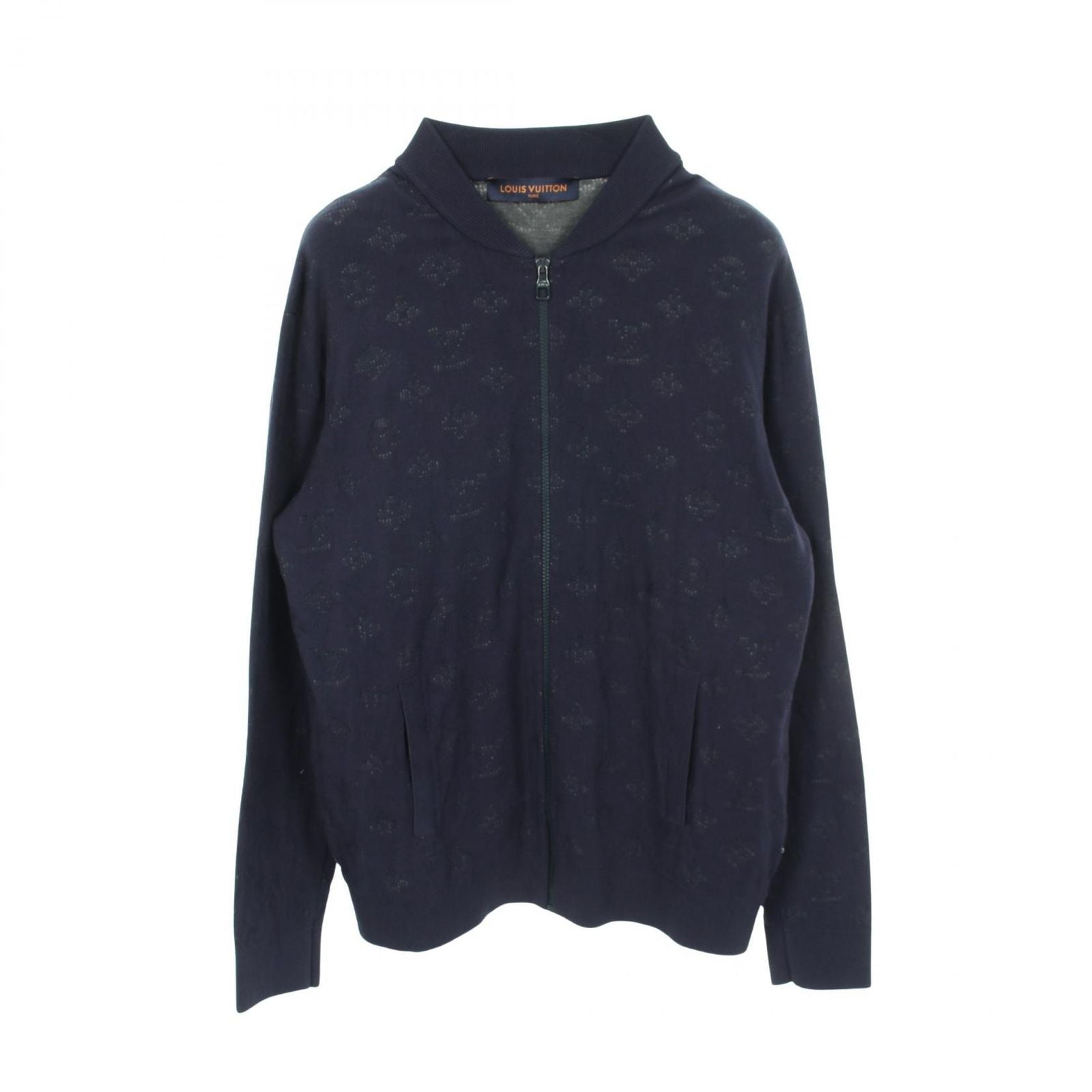 Louis Vuitton Jacket Drop Knit Tbu Rayon Polyester Monogram