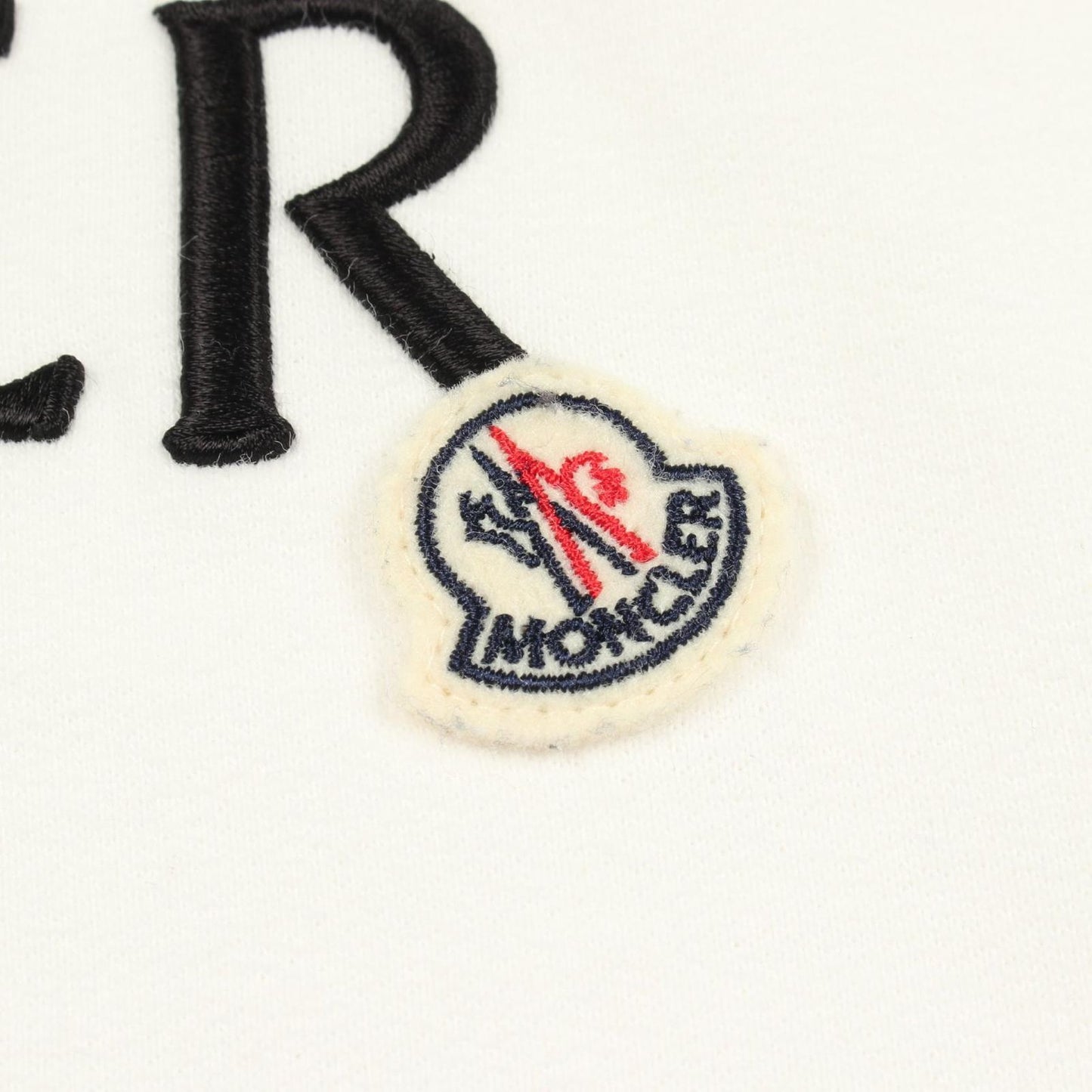 Moncler Hoodie Icon Patch Logo Embroidery Cotton Pullover — view 6