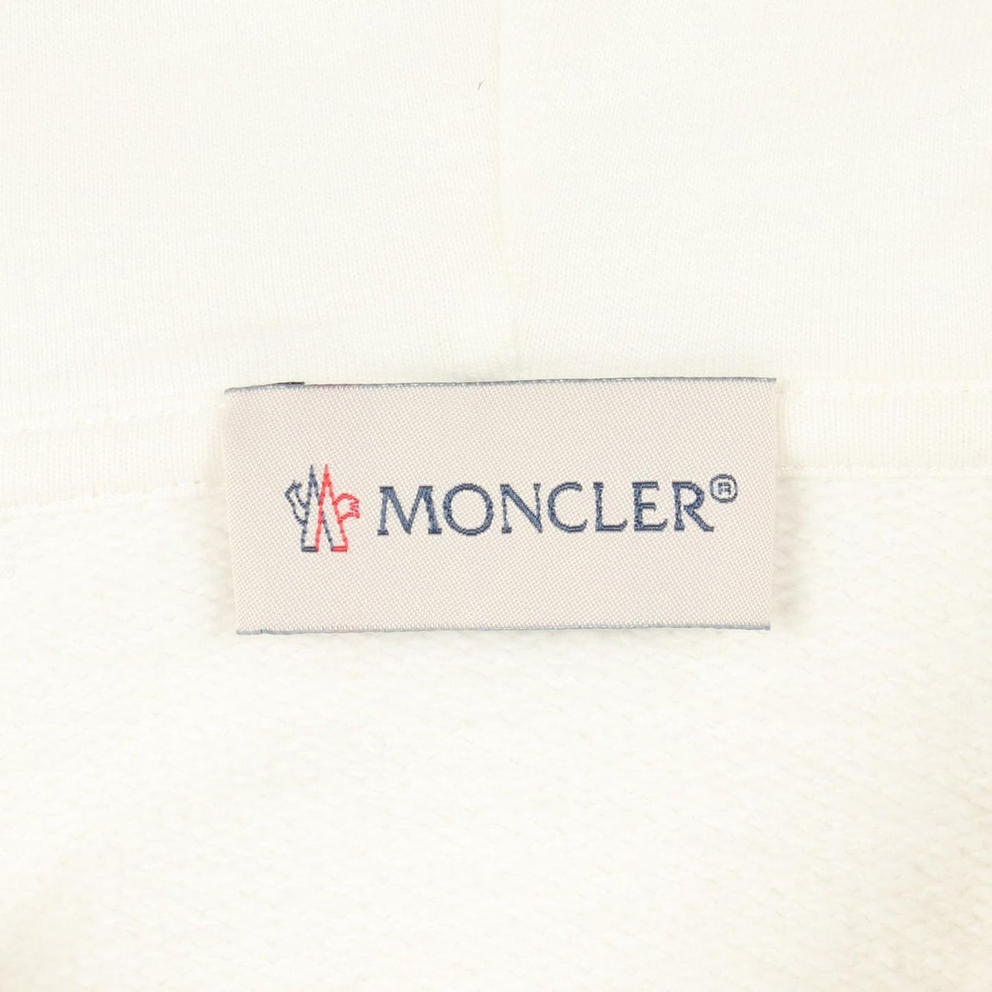 Moncler Hoodie Icon Patch Logo Embroidery Cotton Pullover — view 3
