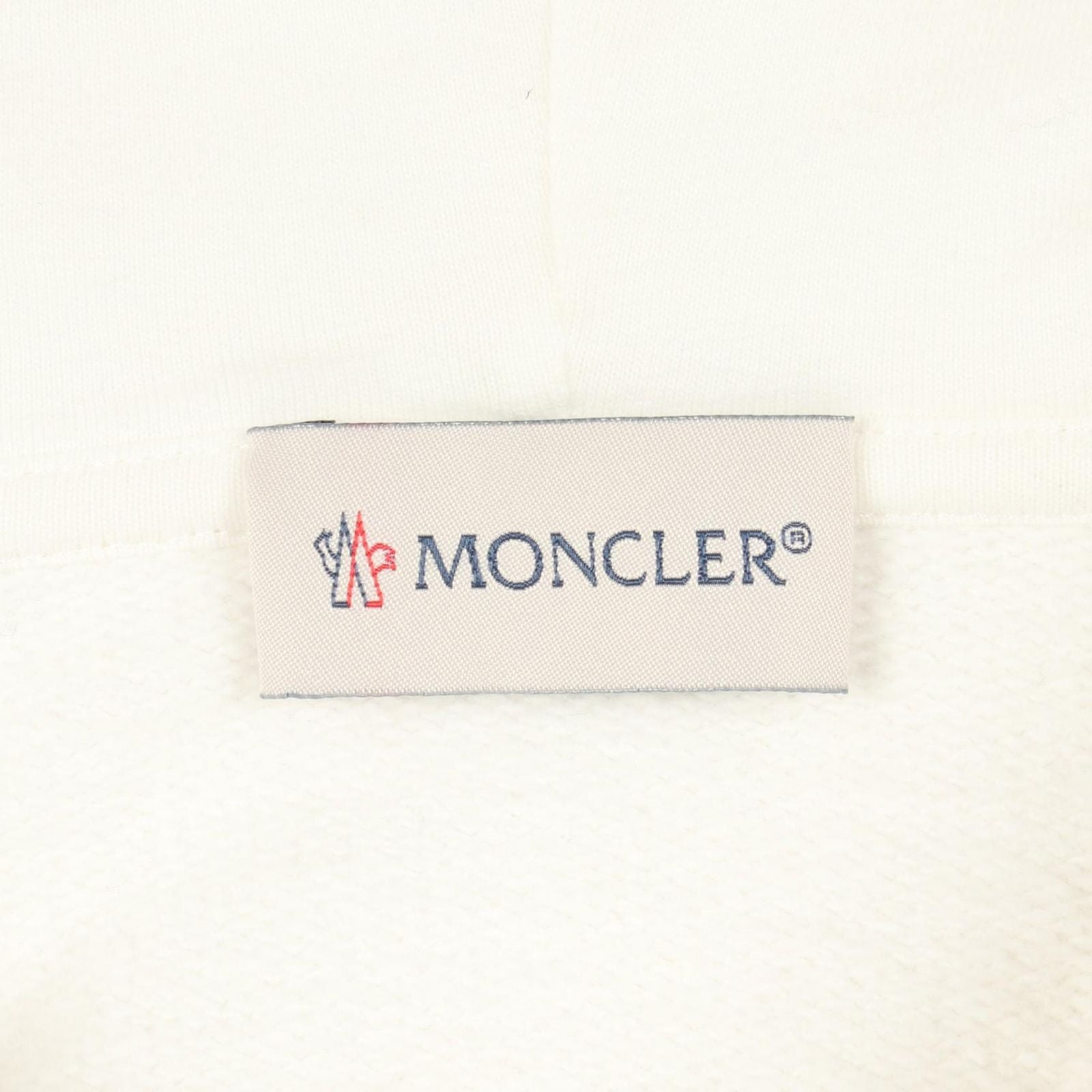 Moncler Hoodie Icon Patch Logo Embroidery Cotton Pullover — view 3