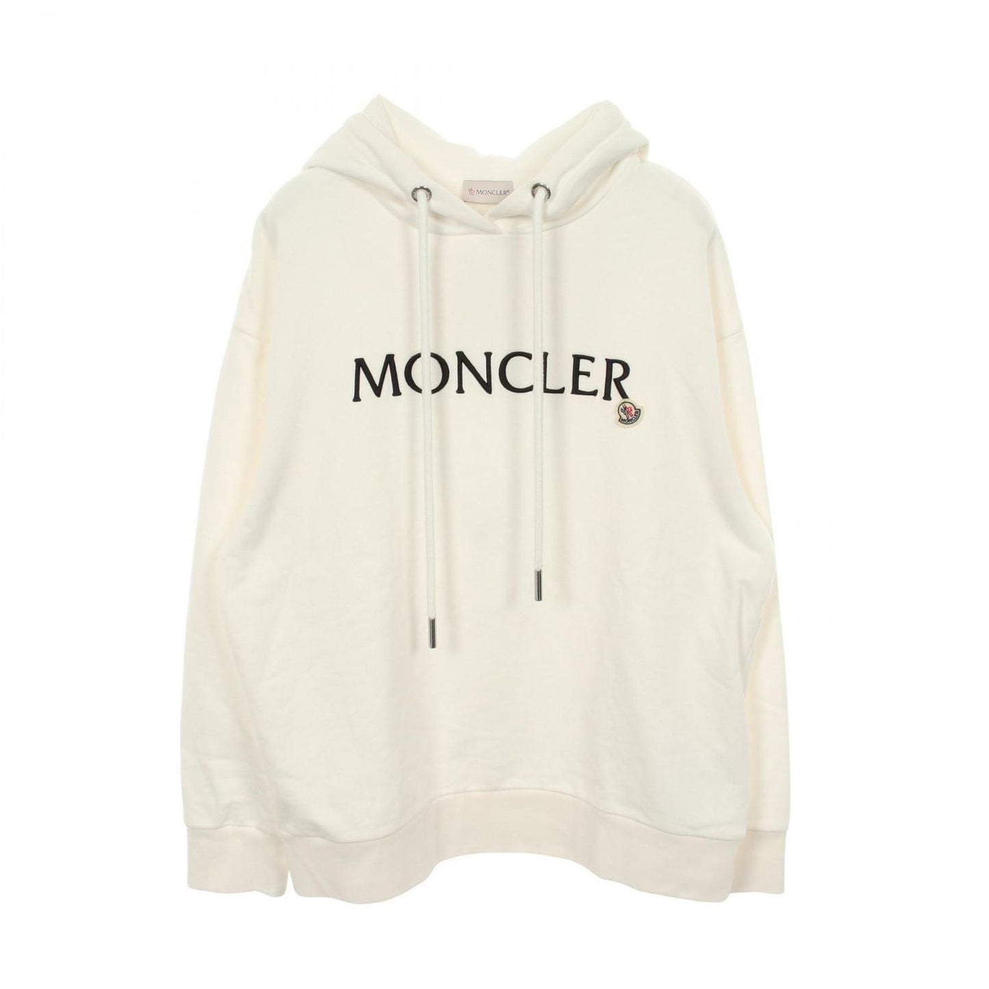 Moncler Hoodie Icon Patch Logo Embroidery Cotton Pullover