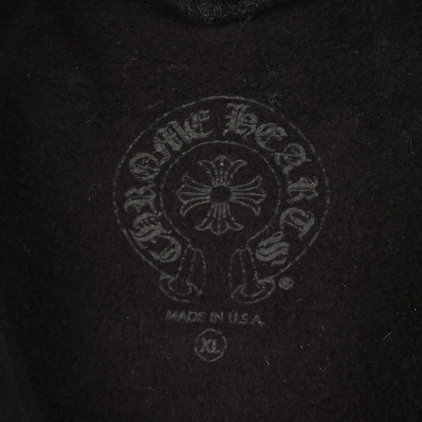 Chrome Hearts Hoodie Back Grad Circle Logo Cotton Pullover — view 3