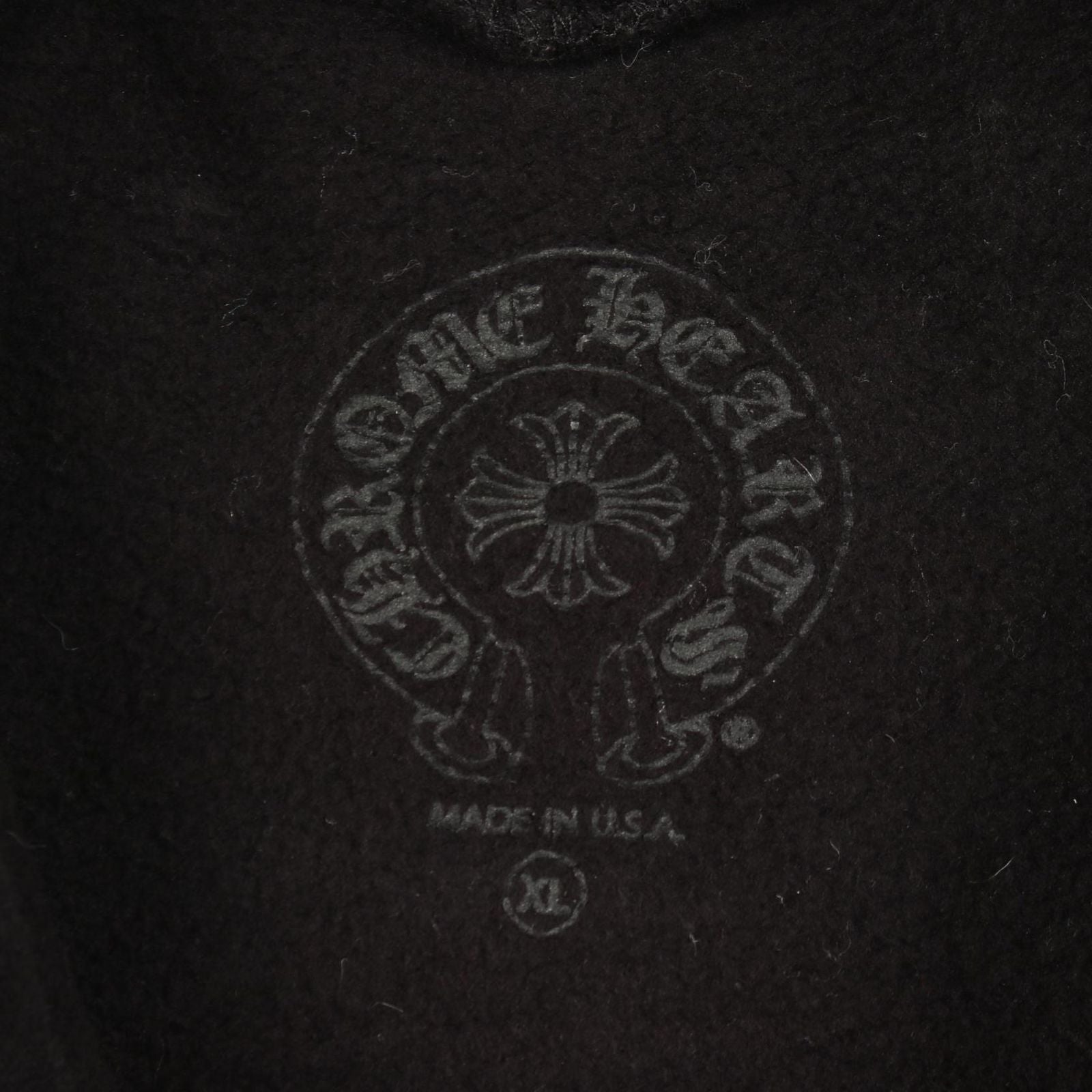 Chrome Hearts Hoodie Back Grad Circle Logo Cotton Pullover — view 3