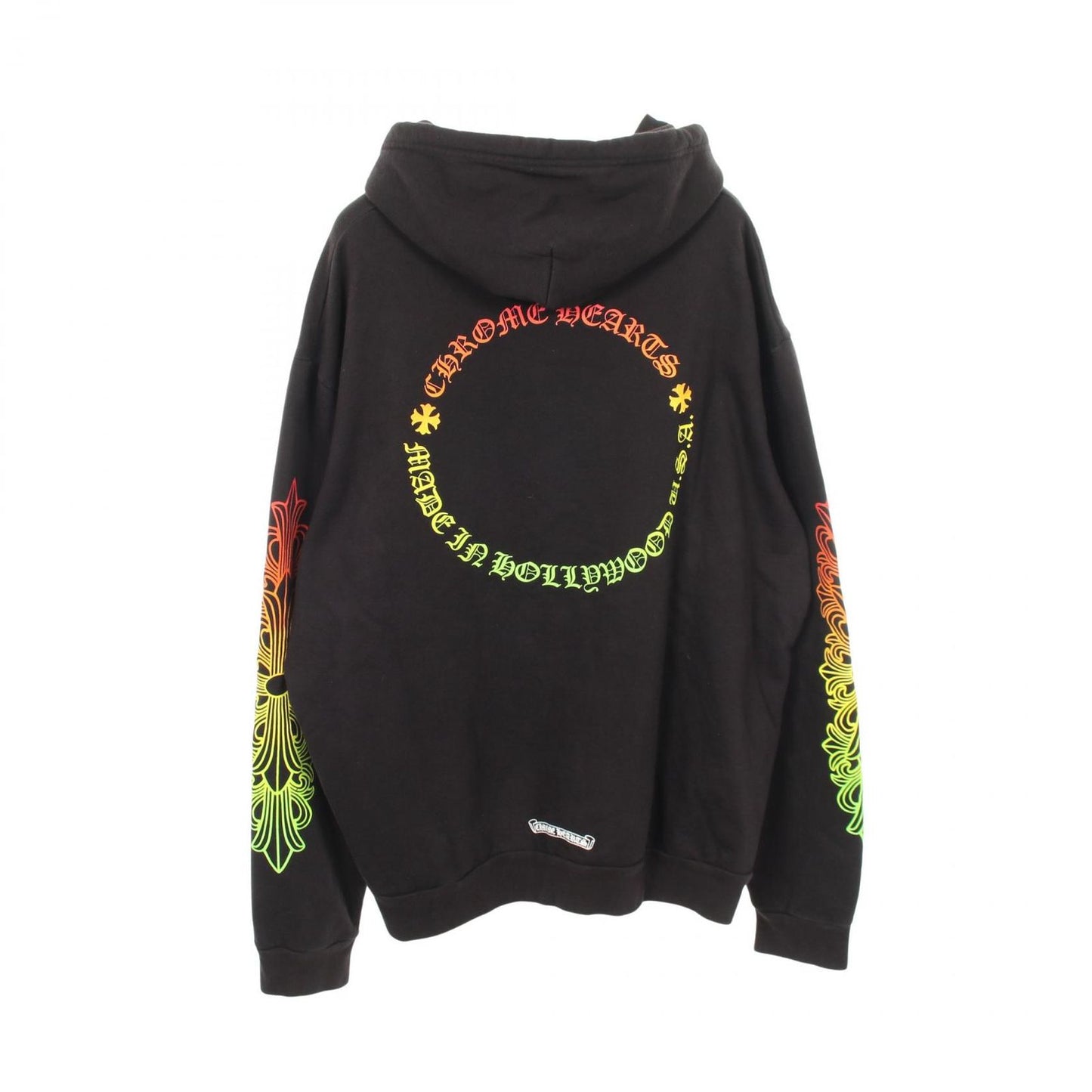 Chrome Hearts Hoodie Back Grad Circle Logo Cotton Pullover — view 2