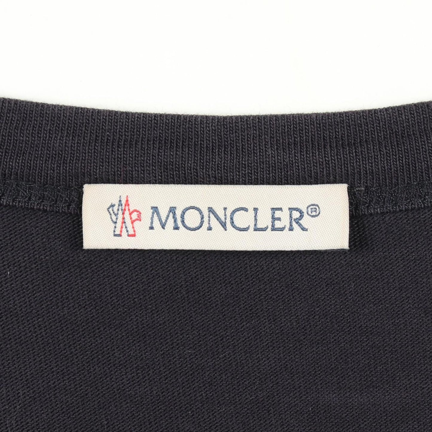 Moncler Short Sleeve T-Shirt Icon Embossed Crew Neck Cotton — view 3