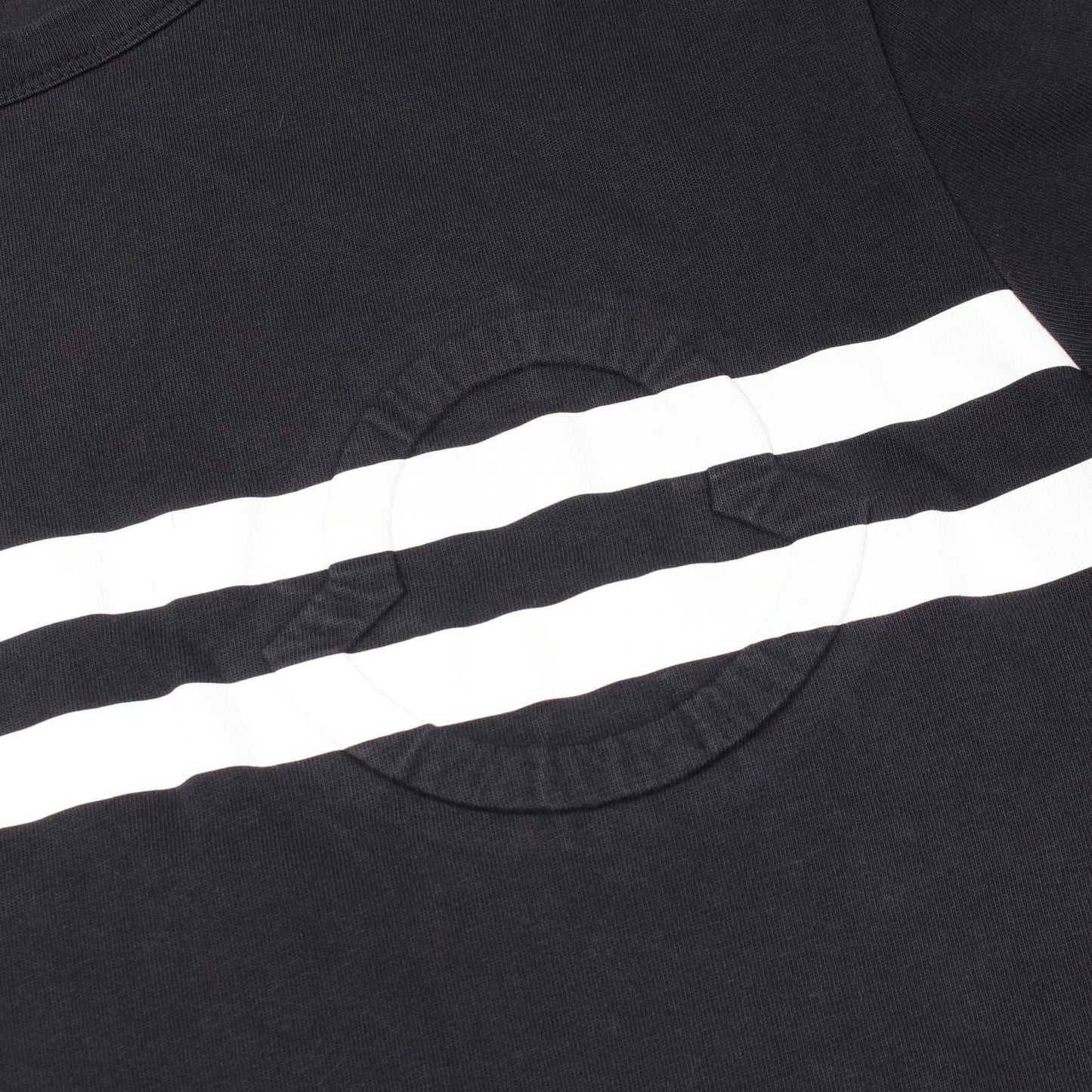 Moncler Short Sleeve T-Shirt Icon Embossed Crew Neck Cotton — view 9