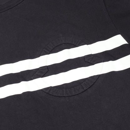 Moncler Short Sleeve T-Shirt Icon Embossed Crew Neck Cotton — view 9