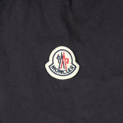 Moncler Short Sleeve T-Shirt Icon Embossed Crew Neck Cotton — view 6