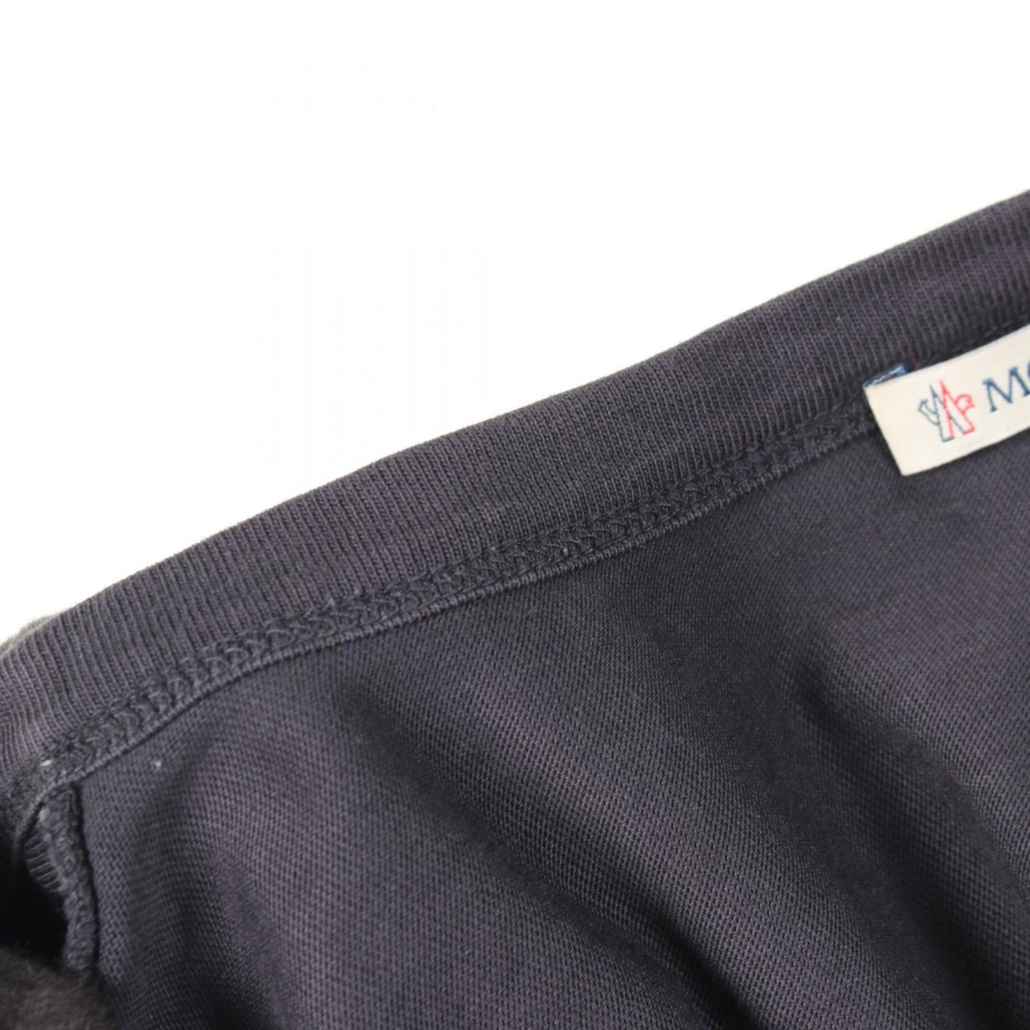 Moncler Short Sleeve T-Shirt Icon Embossed Crew Neck Cotton — view 7