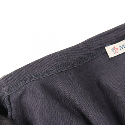 Moncler Short Sleeve T-Shirt Icon Embossed Crew Neck Cotton — view 7
