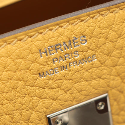 Hermes Handbag Birkin 25 Paille Leather — view 4