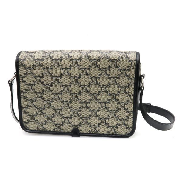 Celine Small Folco Messenger Triomphe Canvas & Ka Shoulder Bag — view 2