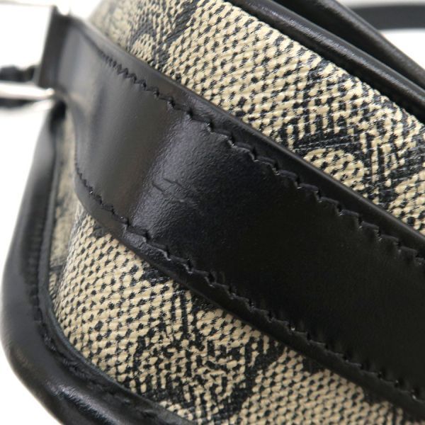 Celine Small Folco Messenger Triomphe Canvas & Ka Shoulder Bag — view 6