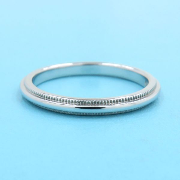 Tiffany & Co Together Mill Gray Band Ring mm Area — view 3